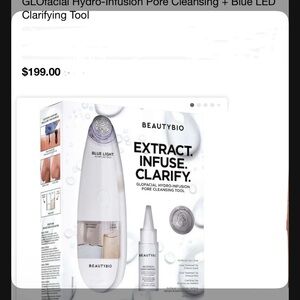 BeautyBio White Pore Cleansing Tool with Blue LED